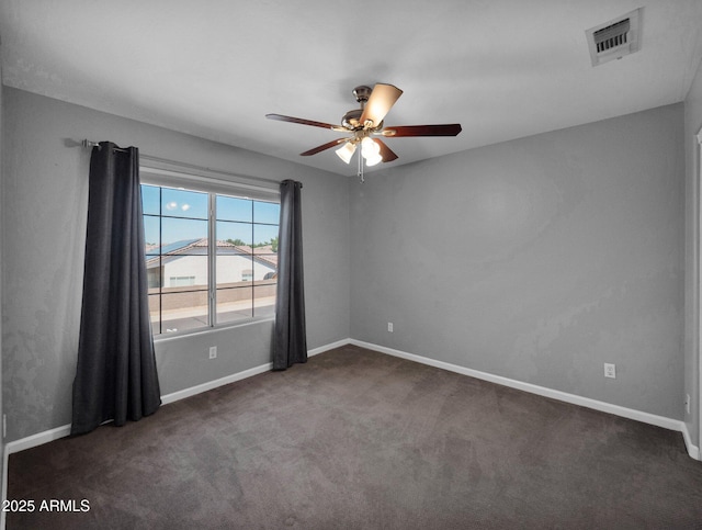 981 N Quail Ln, Gilbert, AZ 85233 - empty room with ceiling fan and carpet flooring