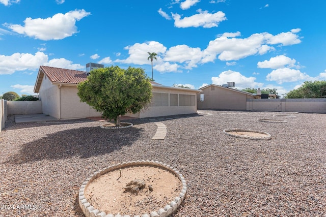 rear view of property with a patio