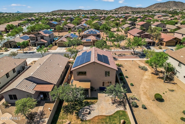18132 W Cardinal Dr, Goodyear, AZ 85338 - aerial perspective of suburban area featuring mountains