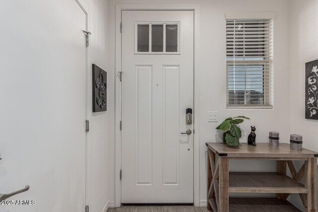 view of doorway to outside