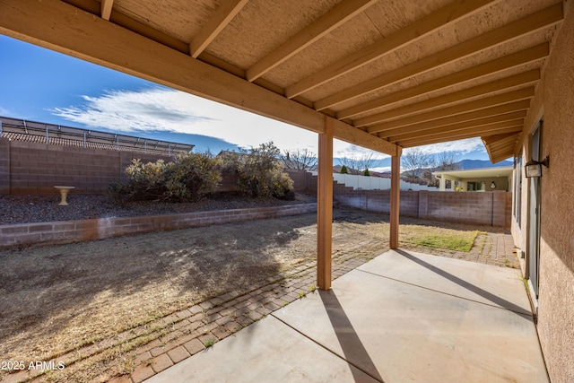 view of patio