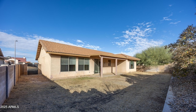 view of rear view of property