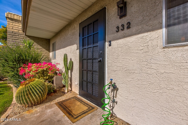 view of property entrance