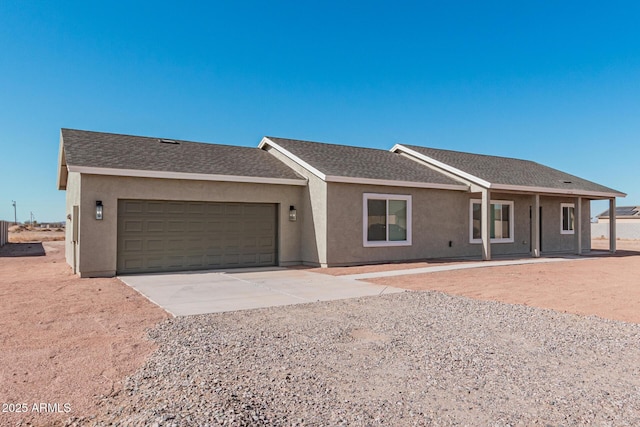 ranch-style house with a garage