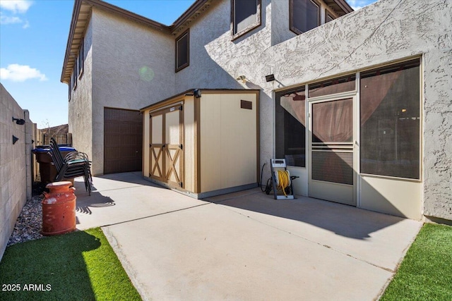 exterior space with a patio