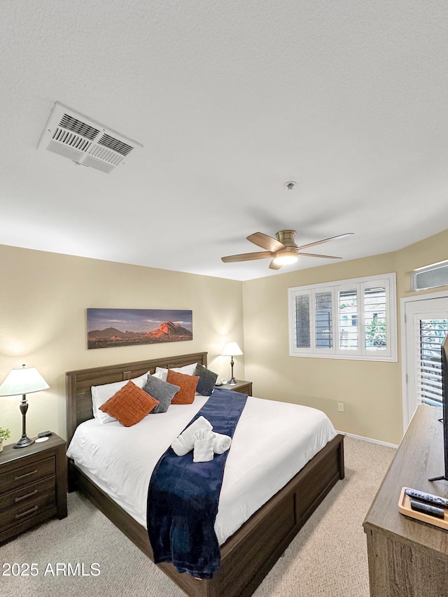 11375 E Sahuaro Dr Unit 2033, Scottsdale, AZ 85259 - bedroom featuring carpet flooring and ceiling fan