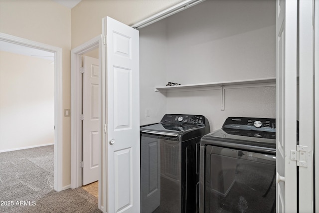 11375 E Sahuaro Dr Unit 2033, Scottsdale, AZ 85259 - laundry area with carpet floors and washing machine and dryer