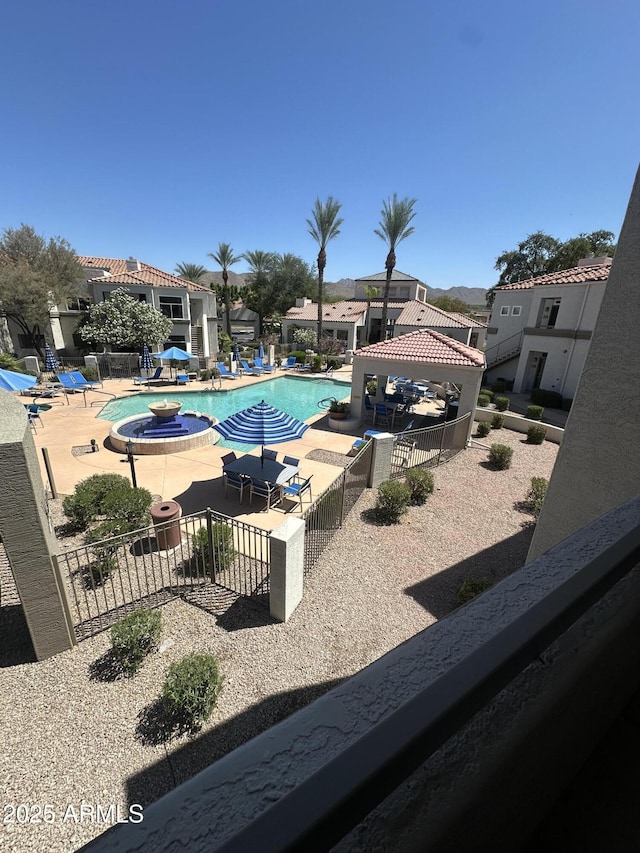 11375 E Sahuaro Dr Unit 2033, Scottsdale, AZ 85259 - community pool featuring a patio and a gazebo
