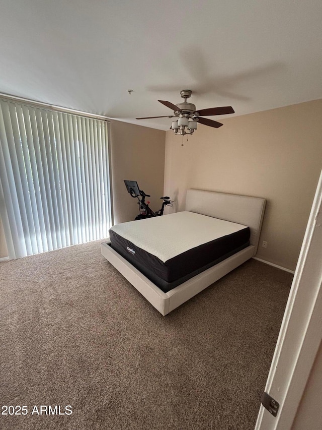 1825 W Ray Rd Unit 2082, Chandler, AZ 85224 - bedroom featuring carpet floors and a ceiling fan