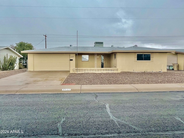 ranch-style house with a garage