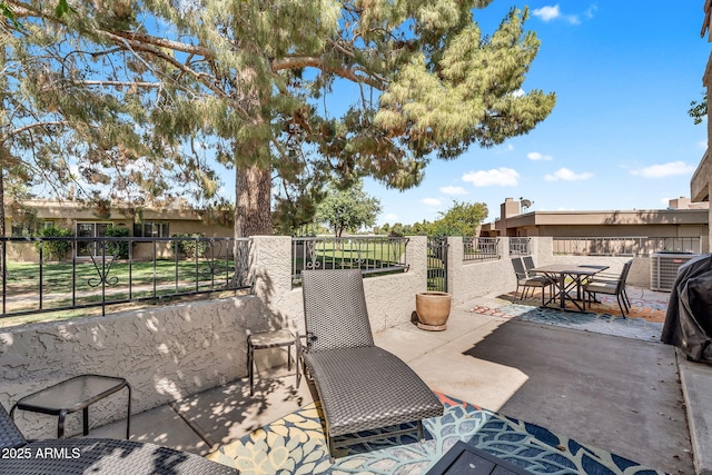 7832 E Via Marina, Scottsdale, AZ 85258 - view of patio with outdoor dining space