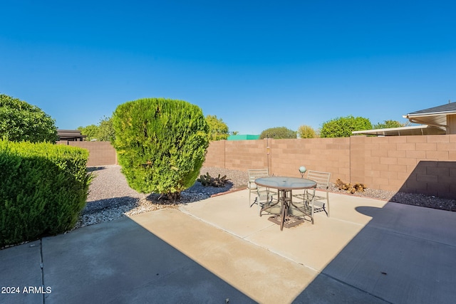 view of patio