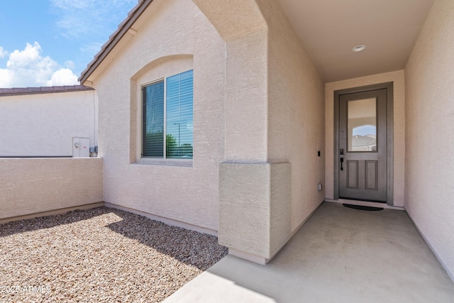 23037 E Domingo Rd, Queen Creek, AZ 85142 - entrance to property with stucco siding