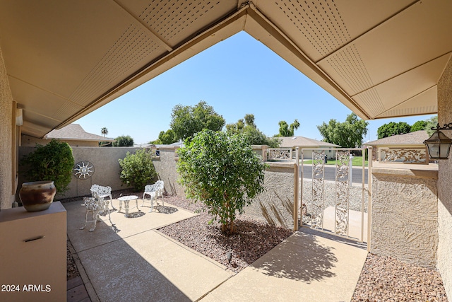 view of patio