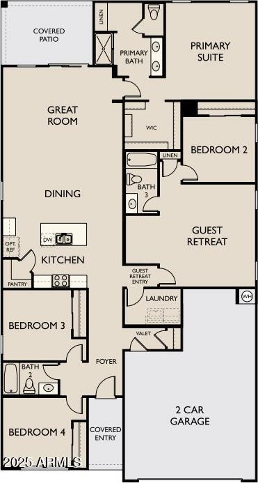 24096 W Bowker St, Buckeye, AZ 85326 - property floor plan
