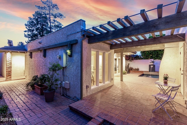 106 E Echo Ln, Phoenix, AZ 85020 - view of patio / terrace featuring a pergola