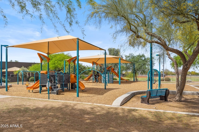 view of community playground