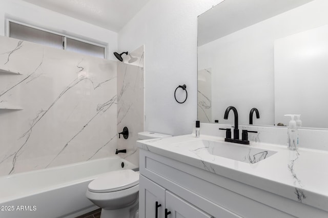 3829 W Camino Del Rio, Glendale, AZ 85310 - full bath with vanity, toilet, and bathtub / shower combination