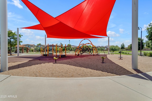 view of communal playground