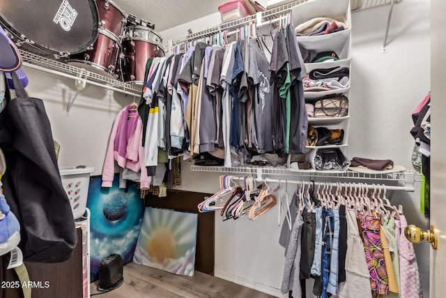 12517 W Santa Fe Ln, El Mirage, AZ 85335 - walk in closet with wood finished floors