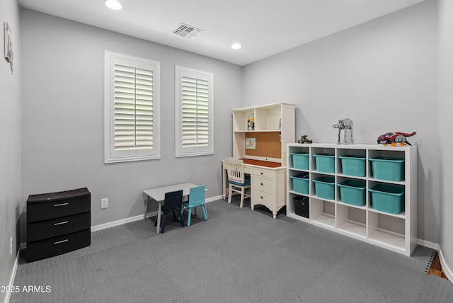 3603 E Salter Dr, Phoenix, AZ 85050 - interior space with visible vents, recessed lighting, carpet flooring, and baseboards