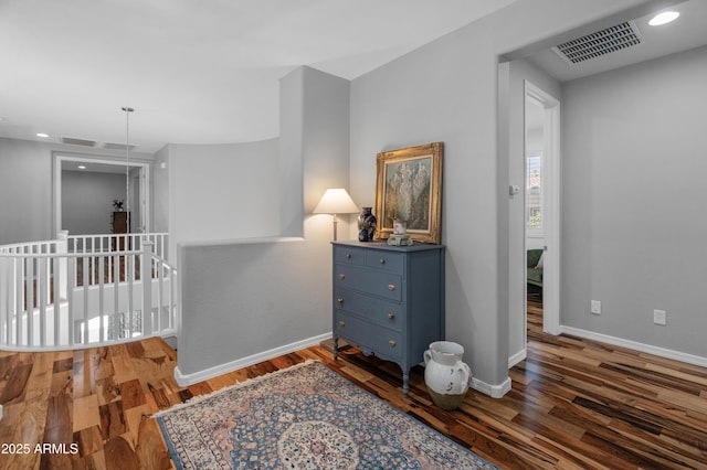 3603 E Salter Dr, Phoenix, AZ 85050 - interior space with visible vents, wood finished floors, and baseboards