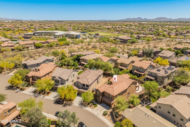 3603 E Salter Dr, Phoenix, AZ 85050 - birds eye view of property featuring a mountain view and a residential view