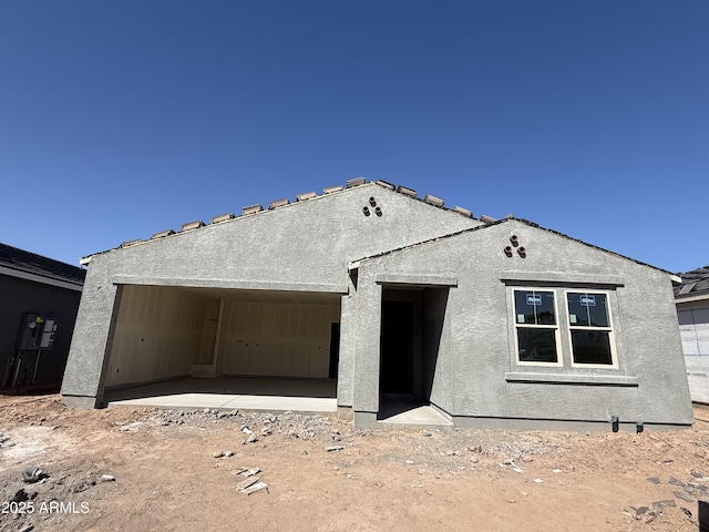 view of front of property with stucco siding