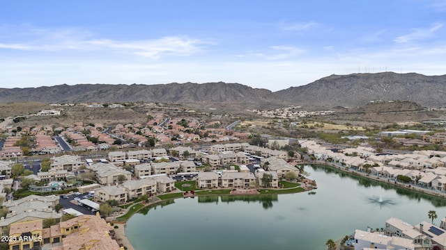 16013 S Desert Foothills Pkwy Unit 2120, Phoenix, AZ 85048 - aerial view with a residential view and a water and mountain view