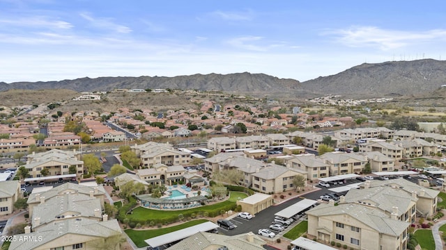16013 S Desert Foothills Pkwy Unit 2120, Phoenix, AZ 85048 - birds eye view of property featuring a mountain view and a residential view