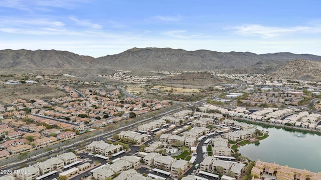 16013 S Desert Foothills Pkwy Unit 2120, Phoenix, AZ 85048 - bird's eye view featuring a residential view and a water and mountain view