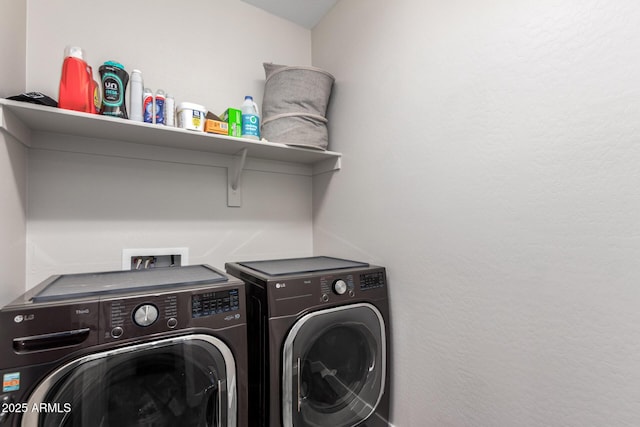 40470 W Agave Rd, Maricopa, AZ 85138 - washroom with separate washer and dryer