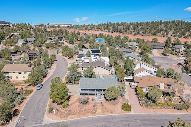 bird's eye view featuring a residential view