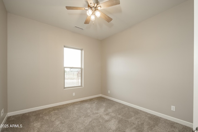 14110 E Hard Rock Rd, Prescott Valley, AZ 86315 - carpeted empty room featuring baseboards and a ceiling fan