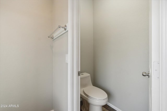 bathroom with toilet