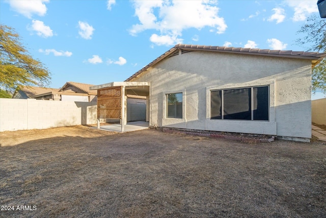 view of rear view of house