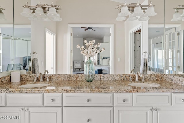 10205 E Corrine Dr, Scottsdale, AZ 85260 - ensuite bathroom featuring double vanity