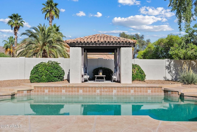 10205 E Corrine Dr, Scottsdale, AZ 85260 - view of swimming pool featuring a fenced backyard and a patio area