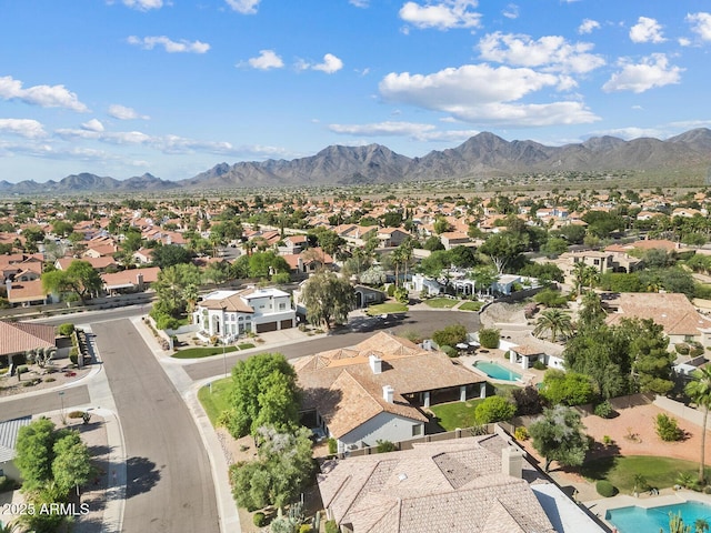 10205 E Corrine Dr, Scottsdale, AZ 85260 - aerial view of residential area with a mountainous background
