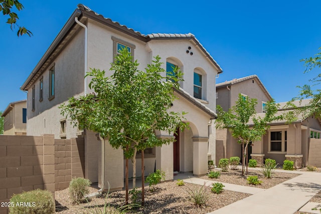 5812 W Illini St, Phoenix, AZ 85043 - mediterranean / spanish-style home with stucco siding and a tile roof