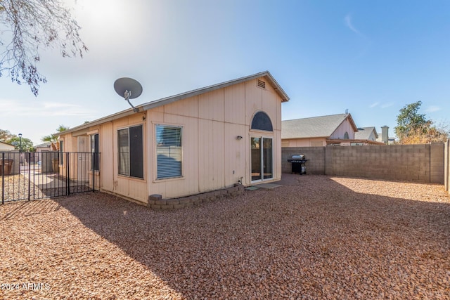 view of rear view of property