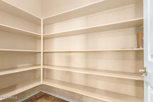 view of pantry