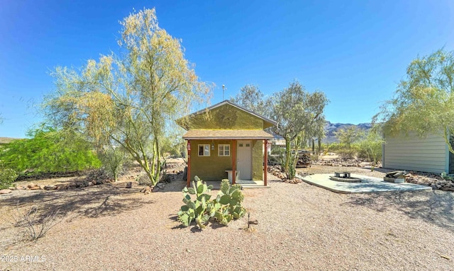 1704 S Barkley Rd, Apache Junction, AZ 85119 - view of yard featuring an outbuilding
