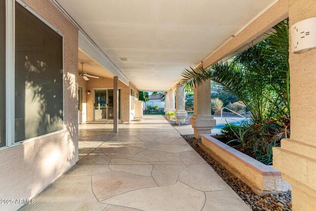 462 N Bedford Ct, Chandler, AZ 85225 - view of patio featuring ceiling fan