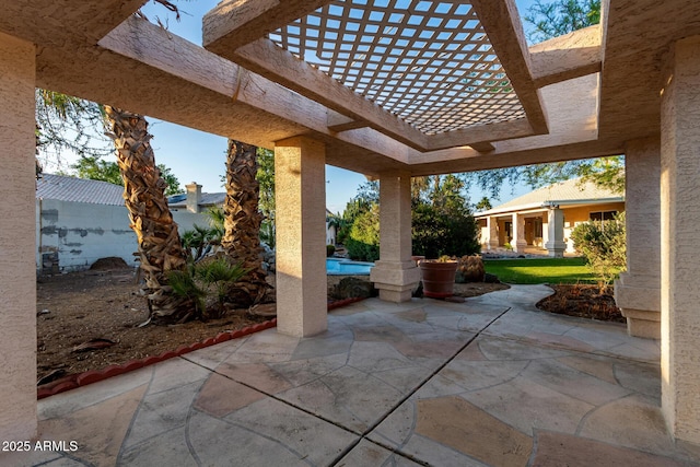 462 N Bedford Ct, Chandler, AZ 85225 - view of patio / terrace featuring a pergola