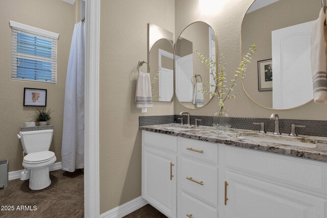 20151 E Via Del Palo St, Queen Creek, AZ 85142 - full bathroom with double vanity and toilet