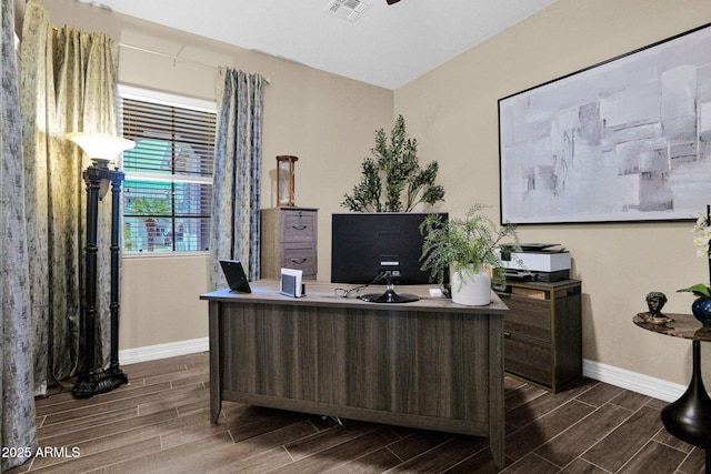 20151 E Via Del Palo St, Queen Creek, AZ 85142 - office space featuring wood tiled floors and baseboards