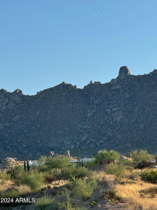 view of mountain feature