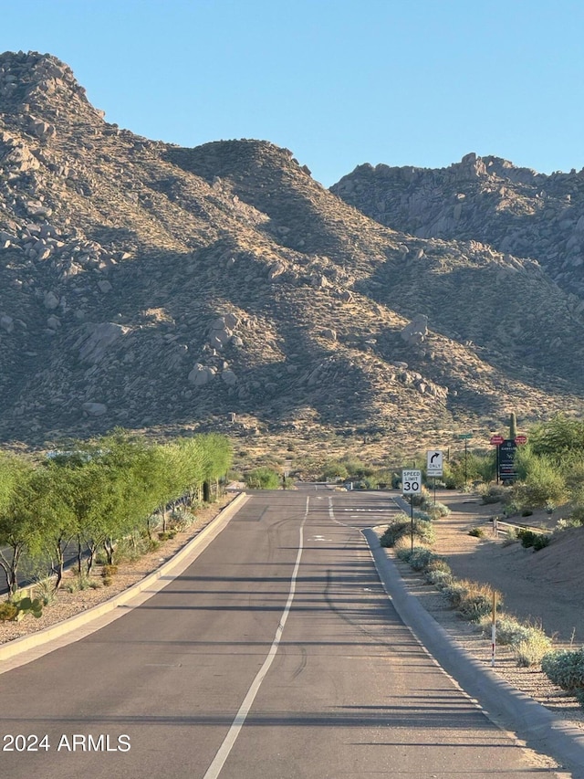 view of mountain feature