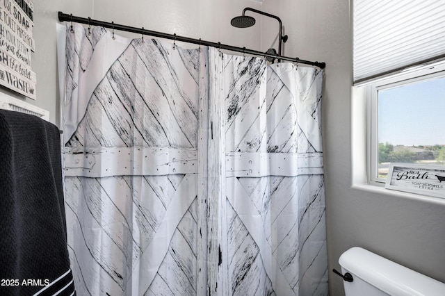 21328 E Misty Ln, Queen Creek, AZ 85142 - bathroom with toilet and curtained shower
